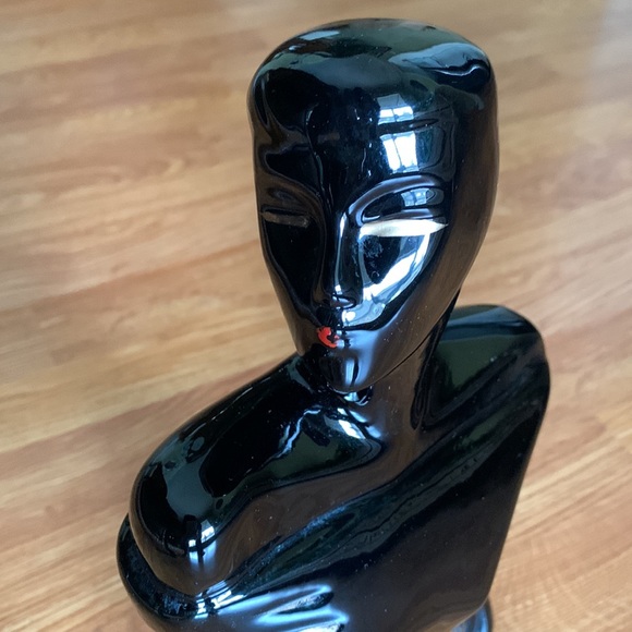 Vintage Mid Century Ceramic Shiny Glaze Female Figurine - Picture 4 of 13